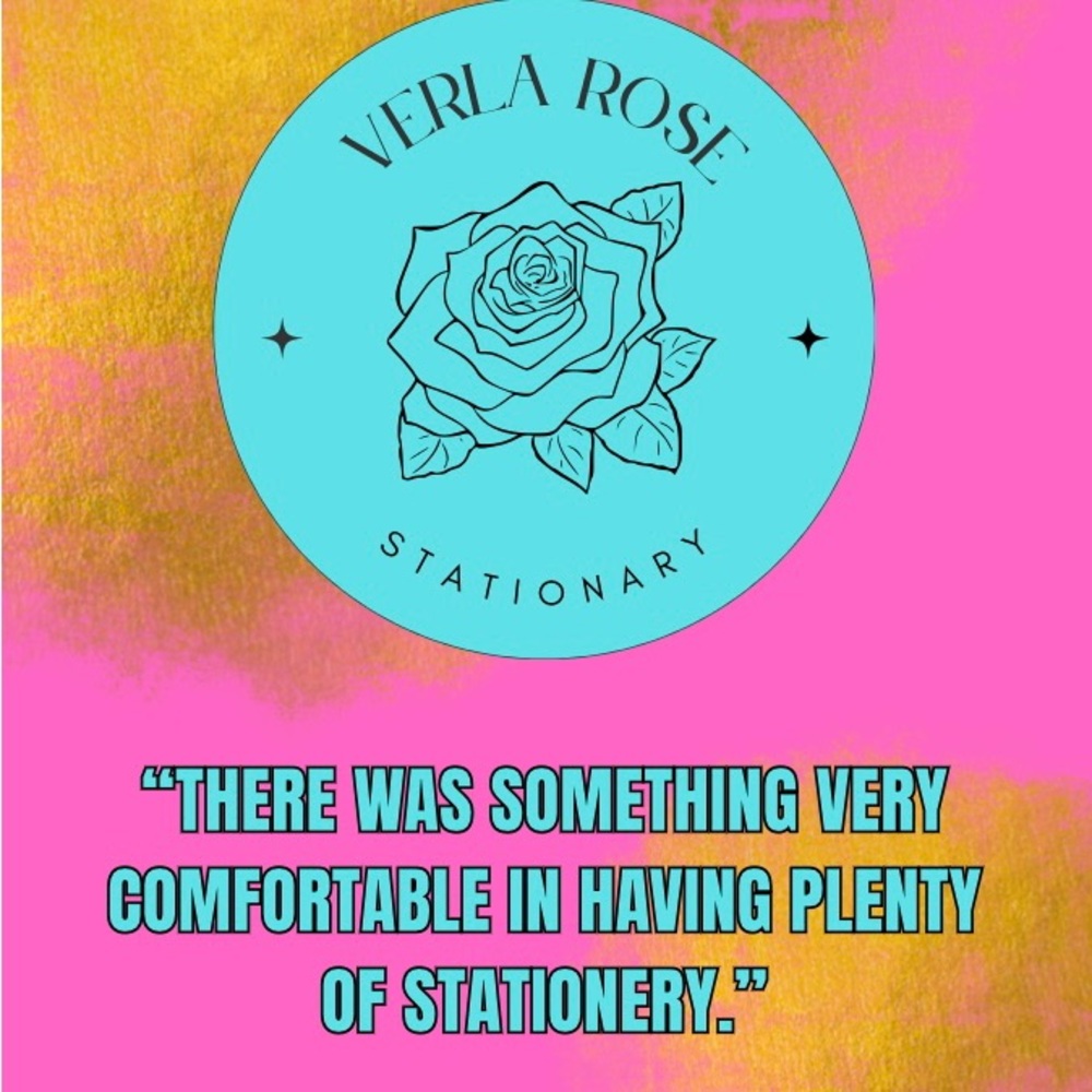 Verla Rose Stationery Set